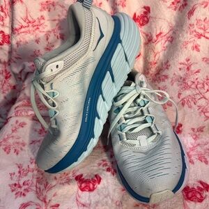 HOKA athletic shoes size 8